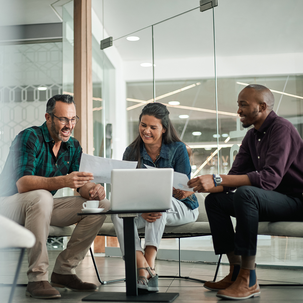 Couple meeting with financial advisor